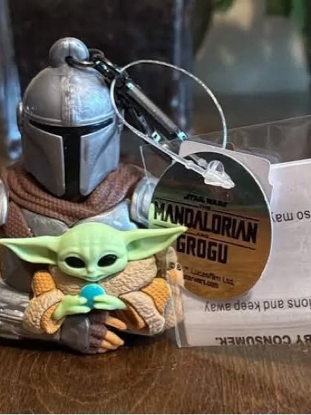 Bath & Body Works The Mandalorian Grogu Hand Sanitizer Holder Keychain